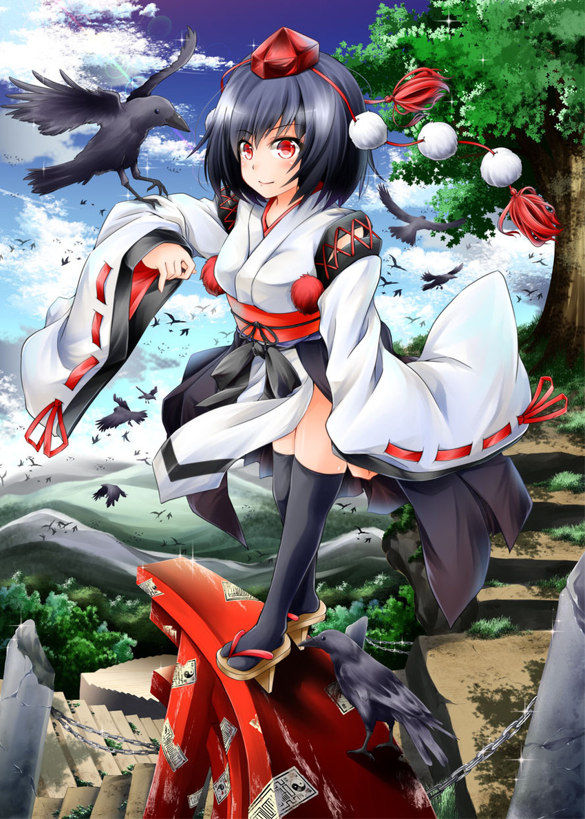 shameimaru aya (touhou) drawn by minase_tamaki