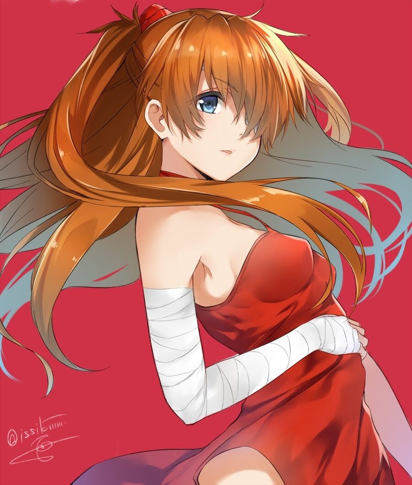 souryuu asuka langley (neon genesis evangelion) drawn by isshiki_(ffmania7)