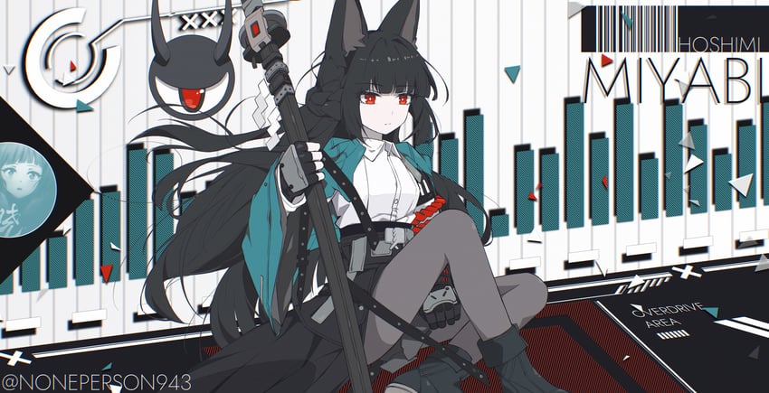 hoshimi miyabi and tailless (zenless zone zero) drawn by abigcarrot_owo