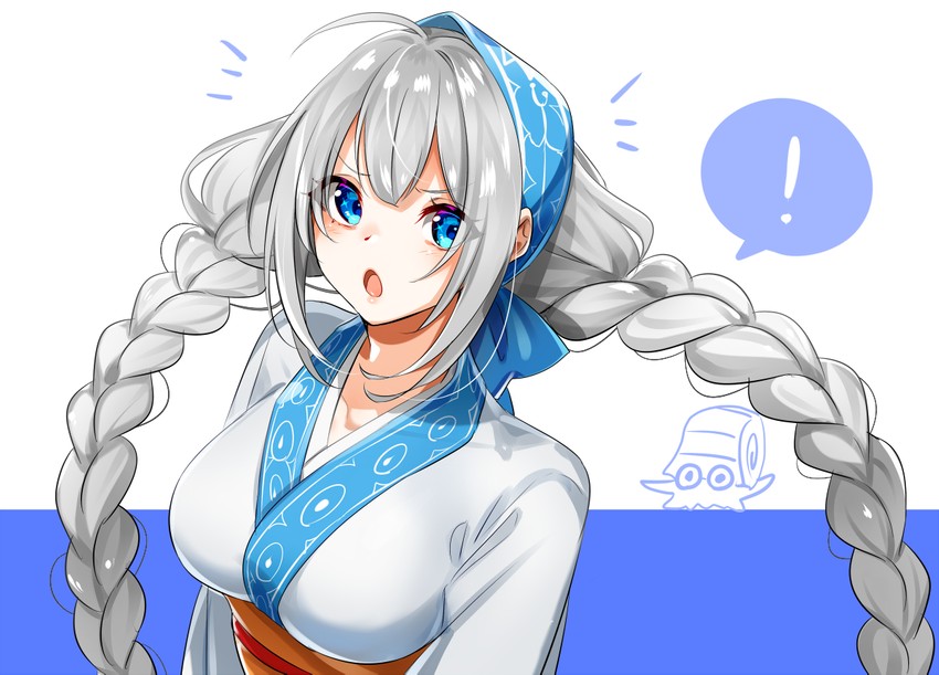 kizuna akari and omanyte (pokemon and 1 more) drawn by gel_(nukoleg)