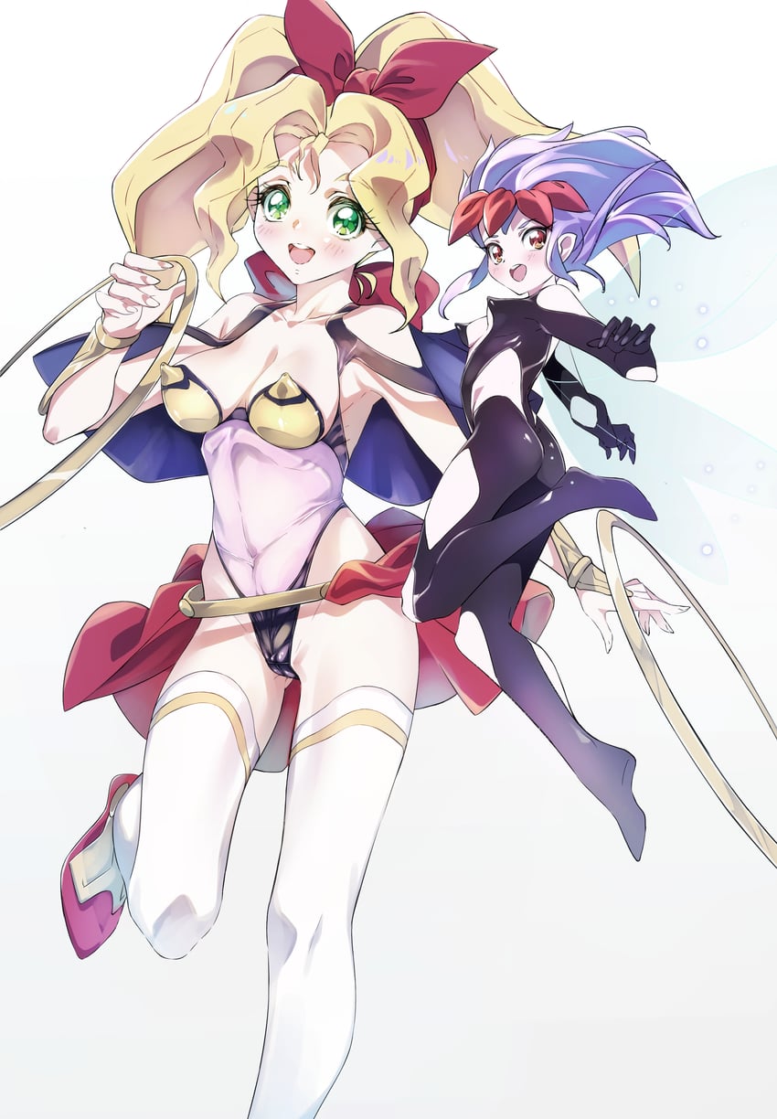 misty and phoebe (kuusou kagaku sekai gulliver boy) drawn by niko_(tama)
