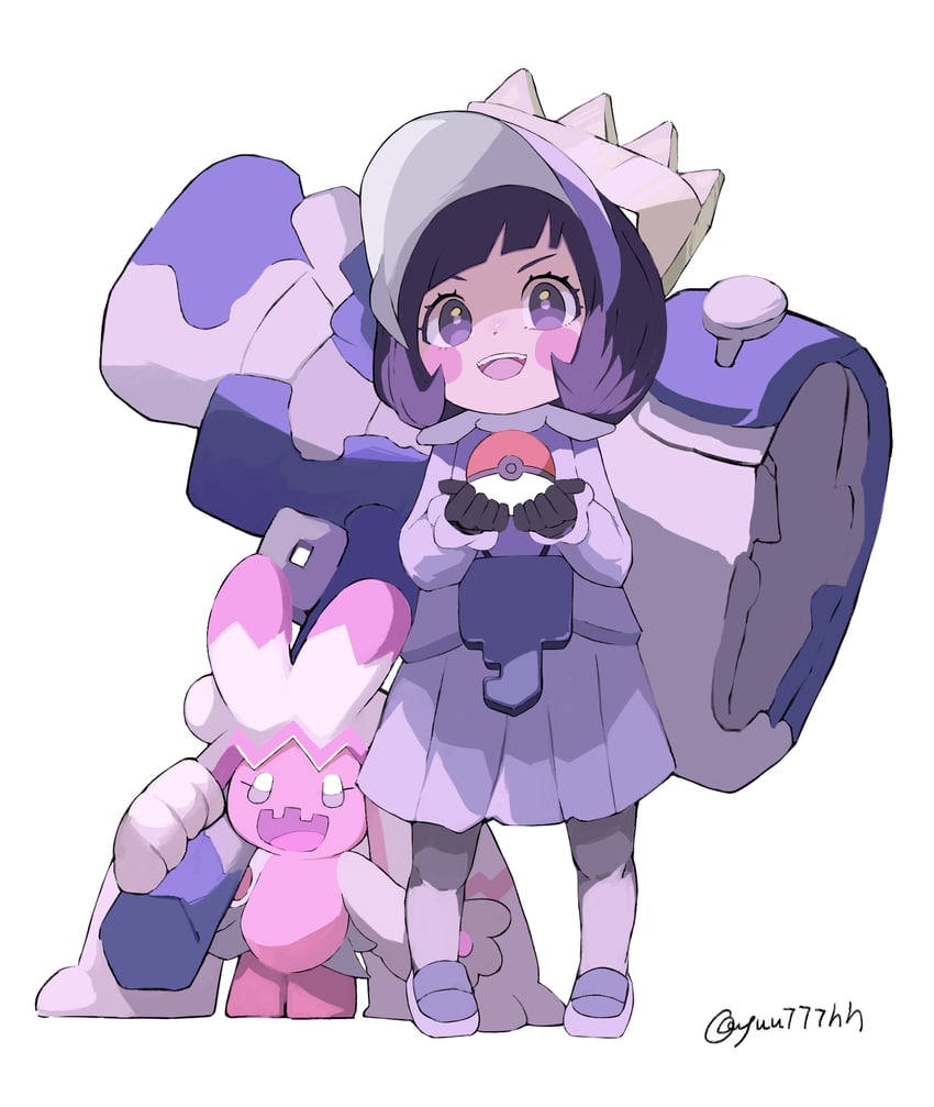 poppy and tinkaton (pokemon and 1 more) drawn by yuu_(yuu777hh)
