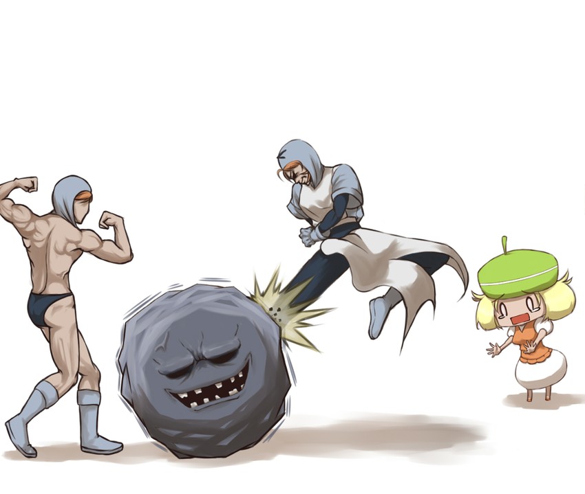 bianca, team plasma grunt, and rockbomb (pokemon and 2 more) drawn by nikawa_99-do