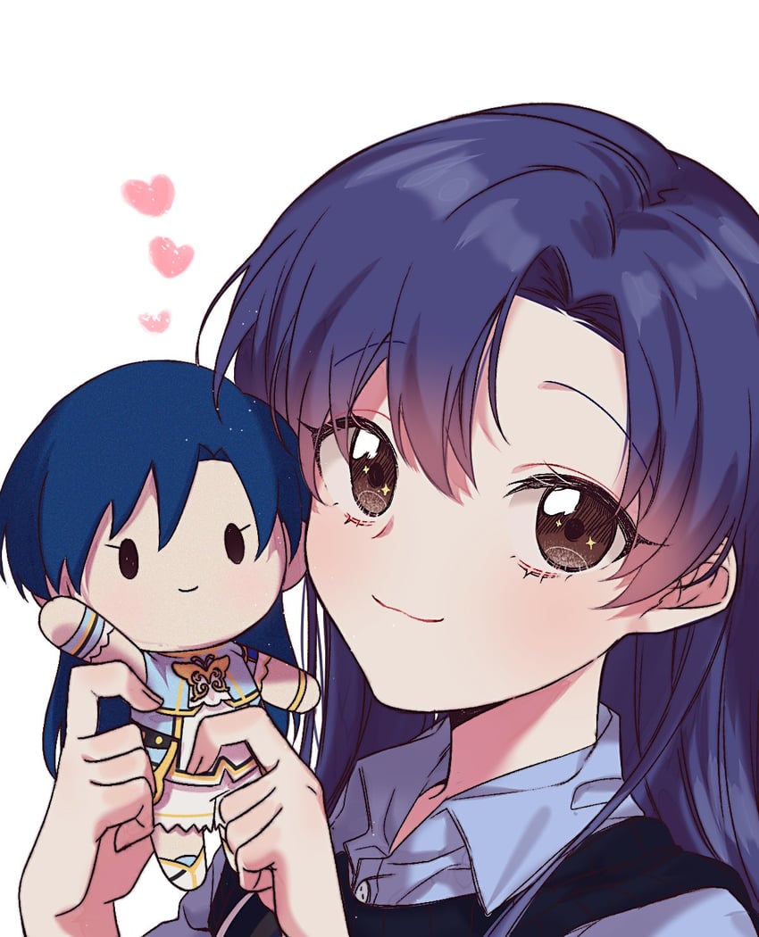 kisaragi chihaya (idolmaster and 2 more) drawn by lunim_(roo_0_0)