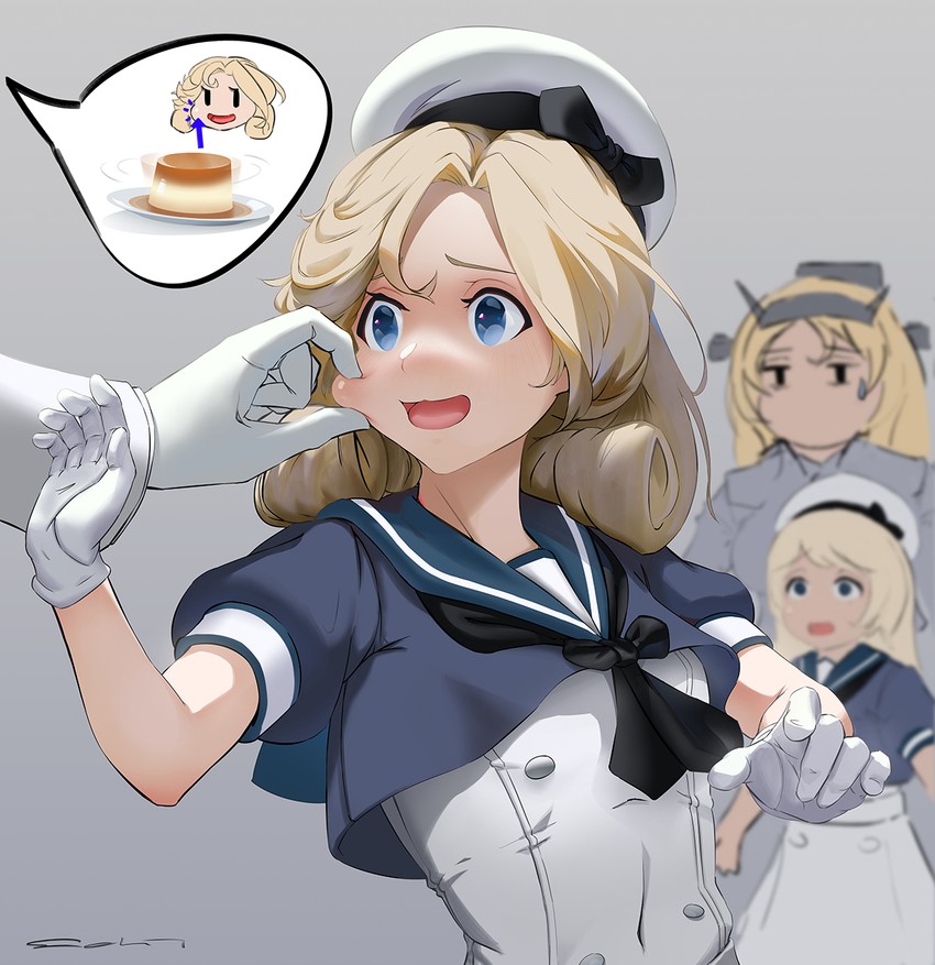 admiral, jervis, nelson, and janus (kantai collection) drawn by echt