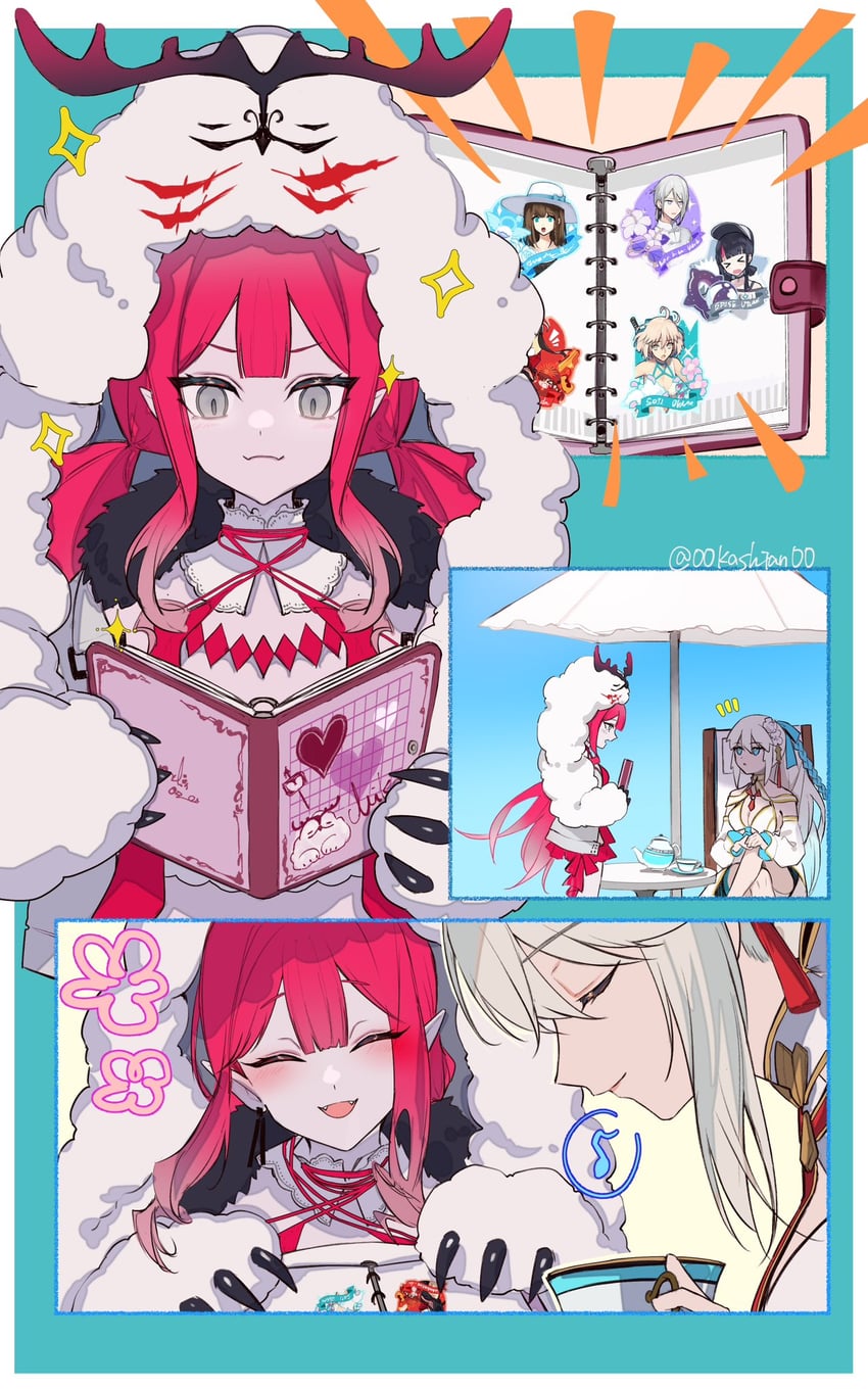 okita souji, baobhan sith, morgan le fay, oda nobunaga, oda nobukatsu, and 6 more (fate and 1 more) drawn by 00kashian00
