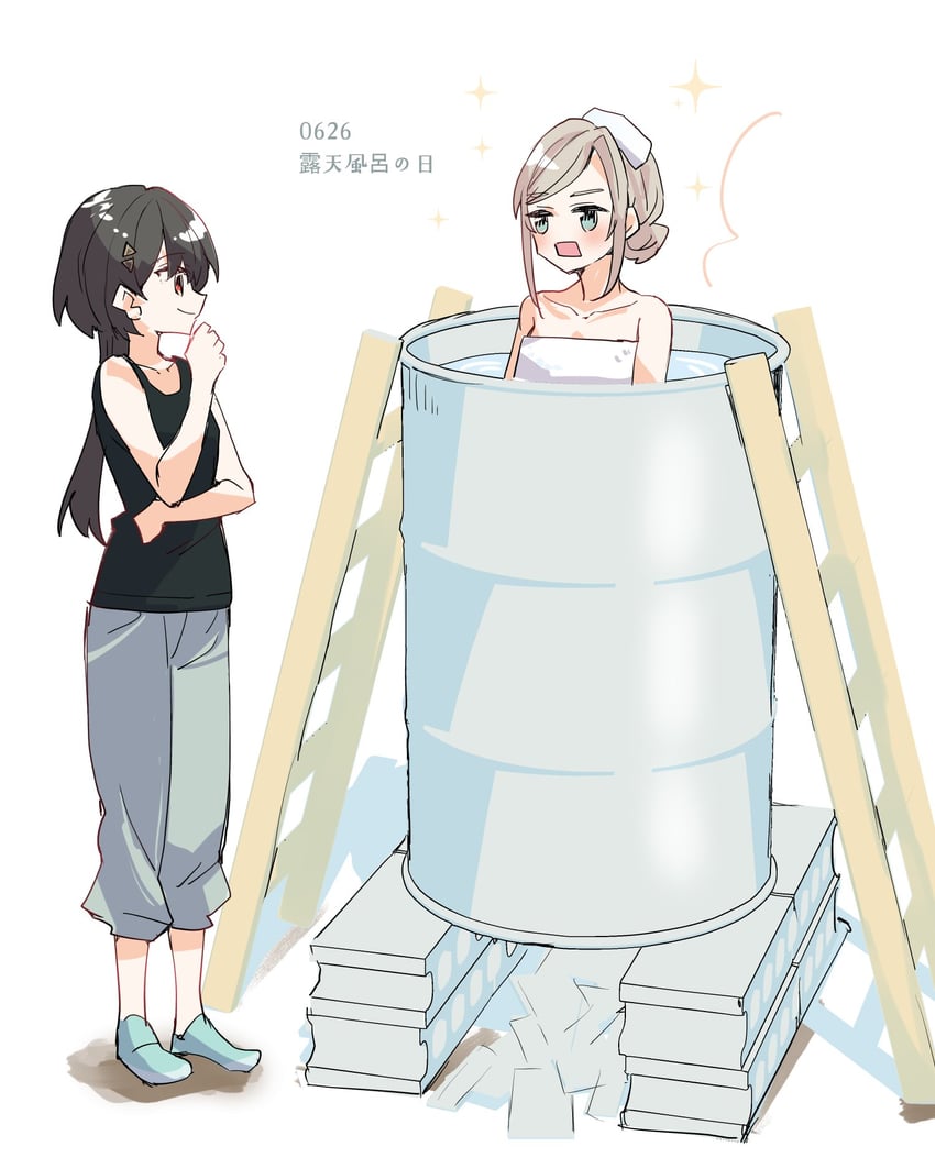 ceras yanagida lilienfeld and katsuragi izumi (love live! and 1 more) drawn by kanduki_kamibukuro