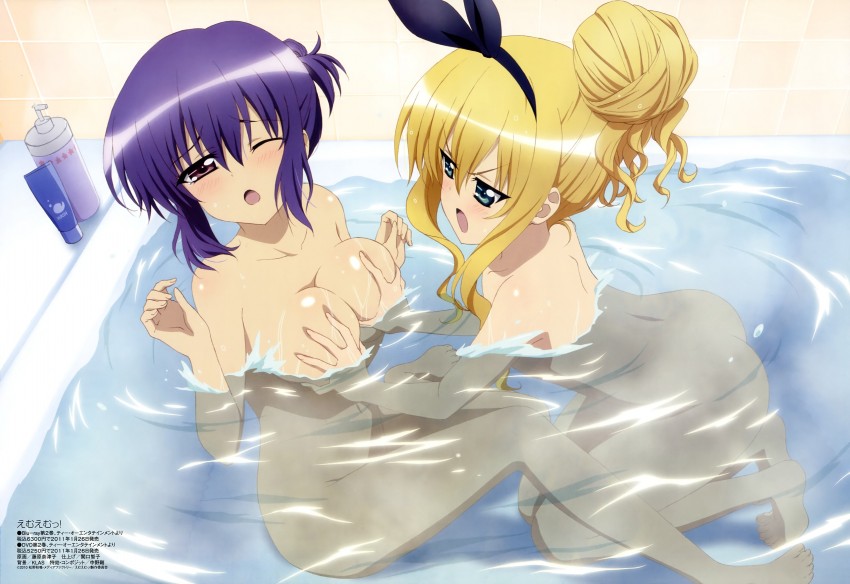 isurugi mio and yuuno arashiko (megami magazine and 1 more) drawn by fujiwara_natsuko