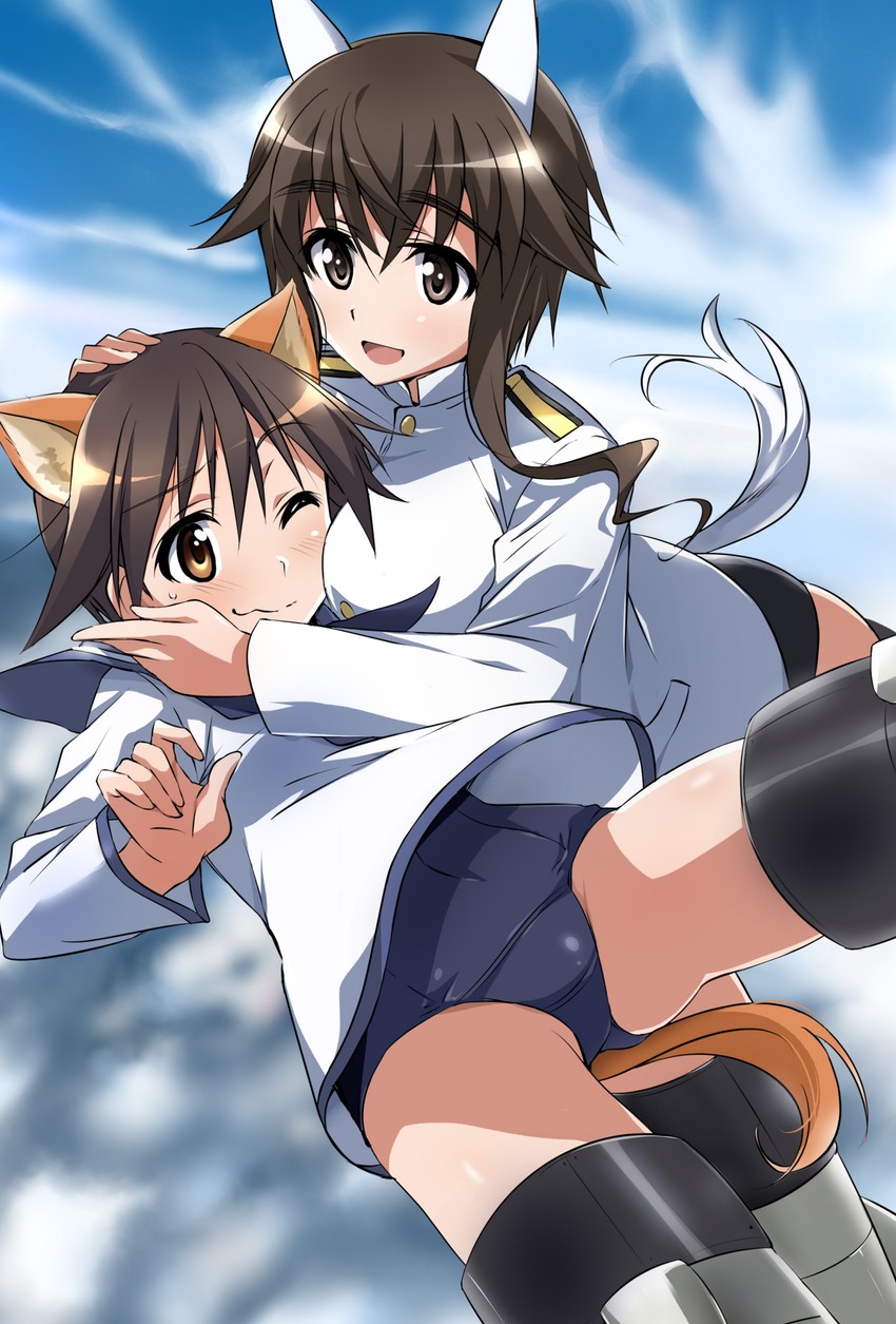 miyafuji yoshika and takei junko (world witches series and 2 more) drawn by tokiani