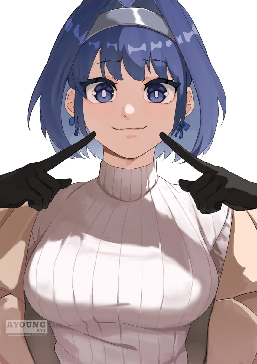ouro kronii (hololive and 1 more) drawn by ayoungart