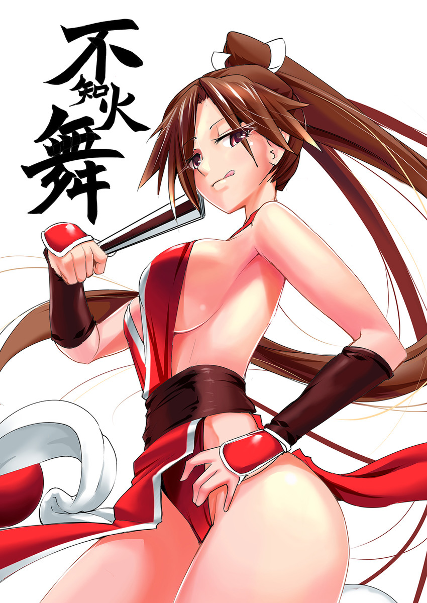 shiranui mai (the king of fighters and 2 more) drawn by kod0415