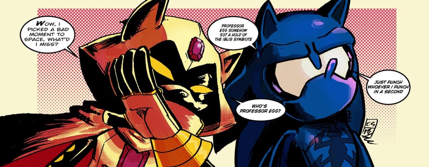 stealth the hedgehog (marvel and 3 more) drawn by codetrillogy