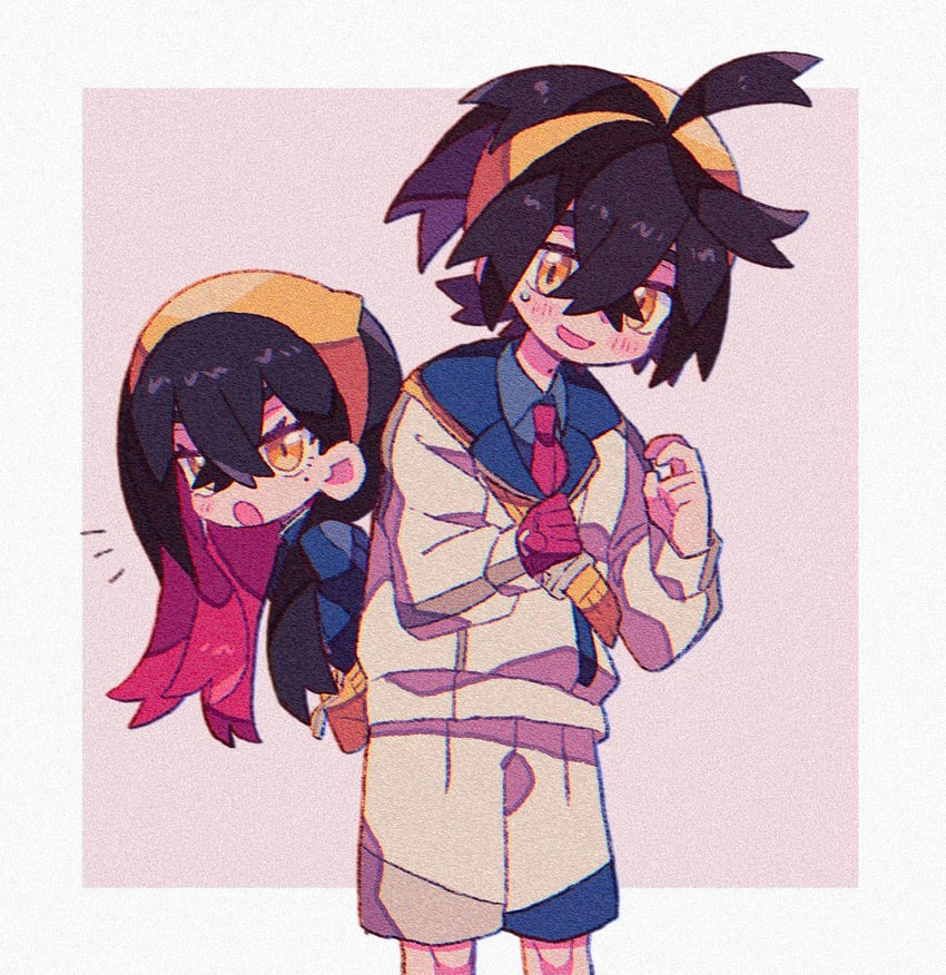 kieran and carmine (pokemon and 1 more) drawn by mgomurainu