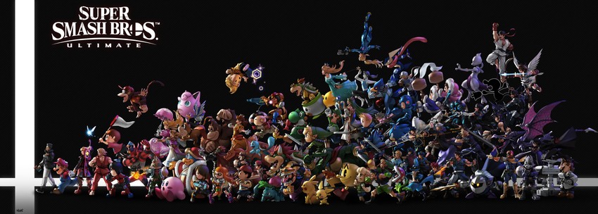 link, pikachu, princess zelda, cloud strife, kirby, and 79 more (pokemon and 57 more) drawn by nin_nakajima