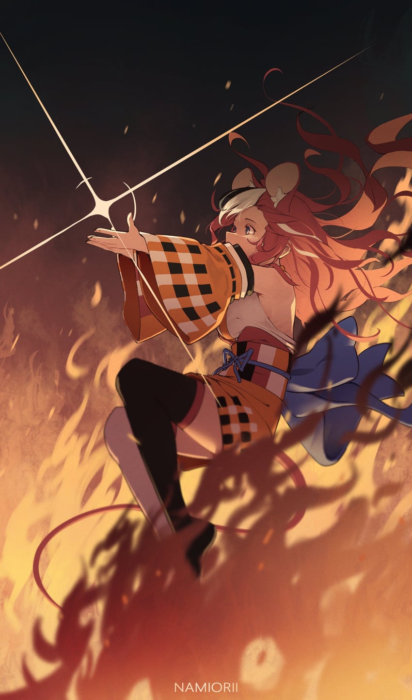 hakos baelz (hololive and 1 more) drawn by namiorii