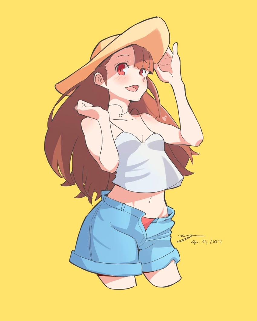 kagari atsuko (little witch academia) drawn by yu_kiyo_enjoyer