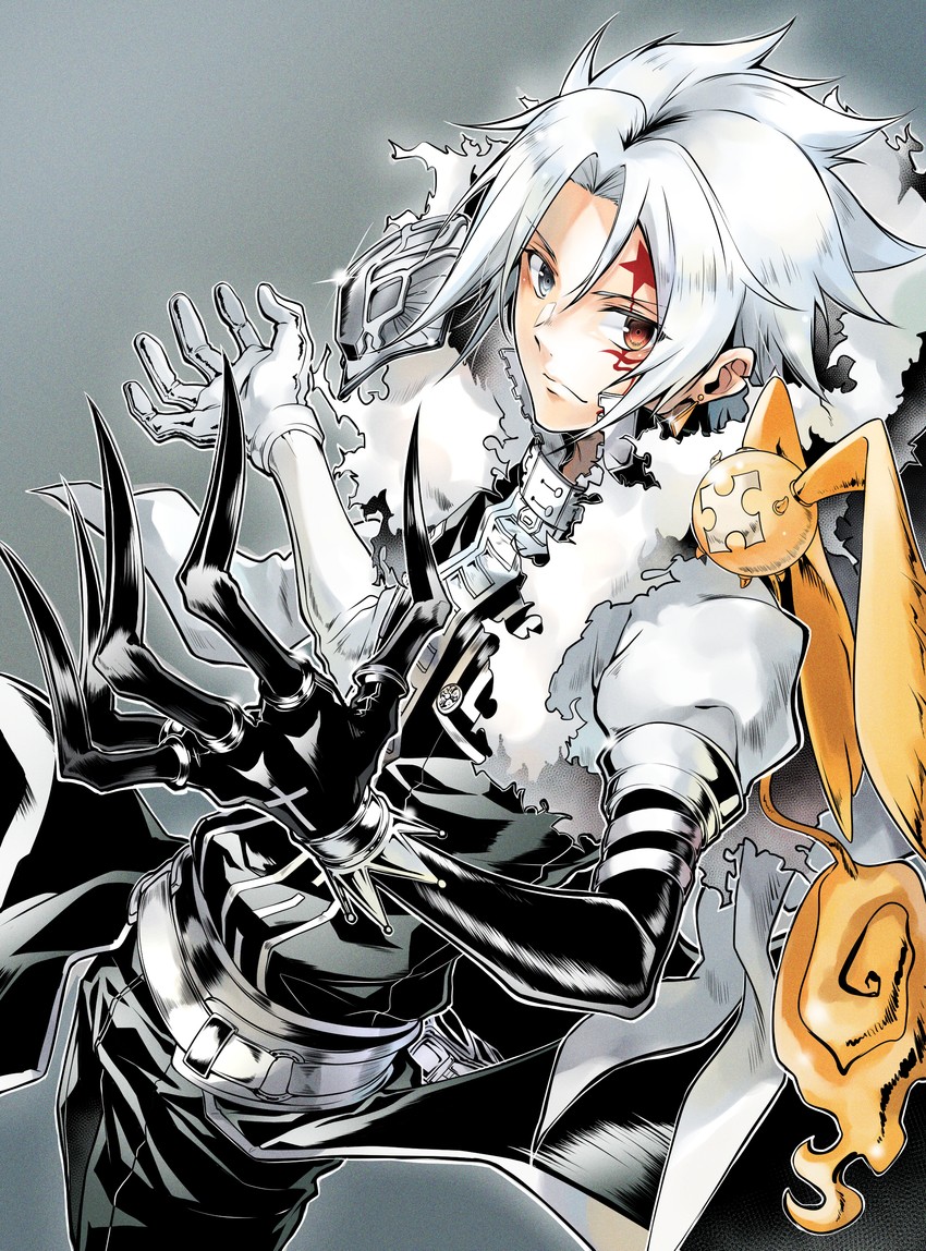 allen walker and timcanpy (d.gray-man) drawn by fukuzawa_yukichi_(egoist867)