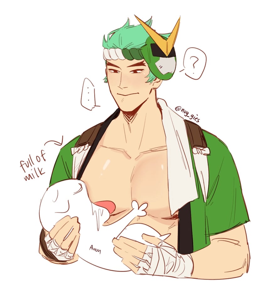 genji and happi genji (overwatch and 1 more) drawn by nuggies_(nug_gies)