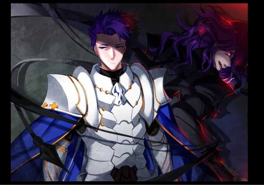 lancelot (fate and 2 more) drawn by ycco_(estrella)