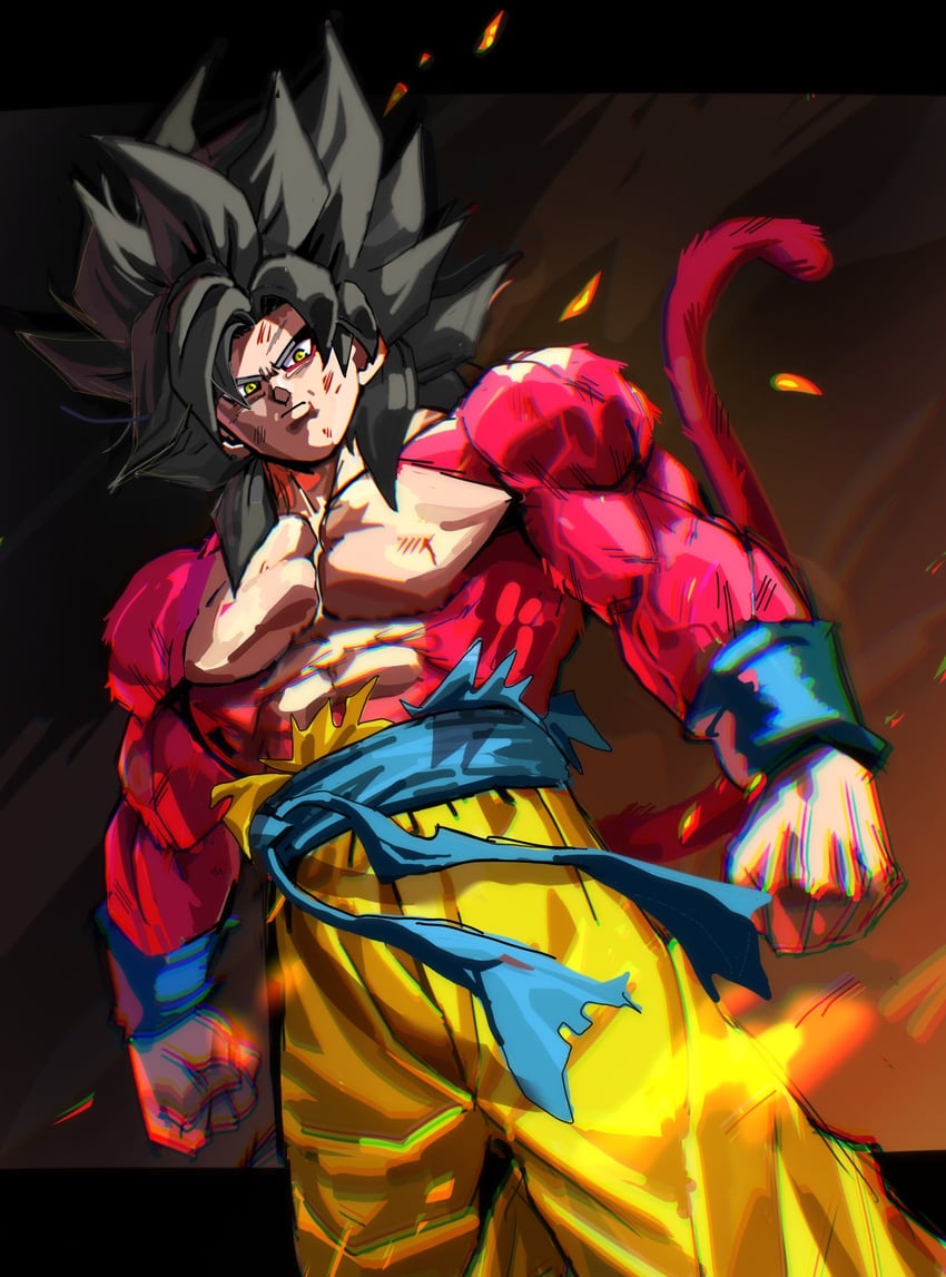 son goku (dragon ball and 1 more) drawn by tkht_9315