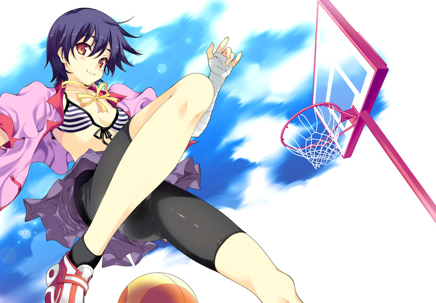 kanbaru suruga (monogatari and 1 more) drawn by naruse_hirofumi