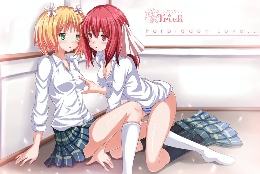 takayama haruka and sonoda yuu (sakura trick) drawn by kazenokaze