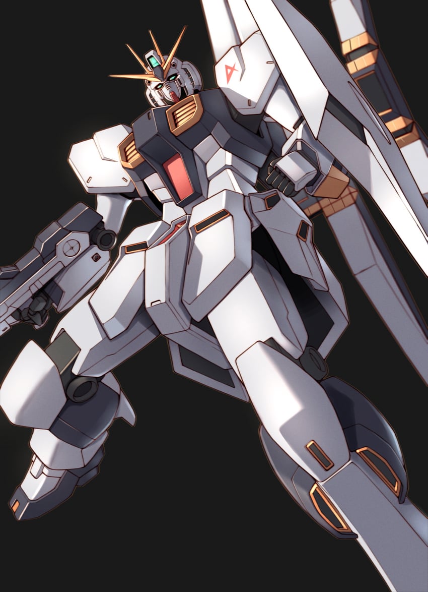 nu gundam (gundam and 1 more) drawn by takahashi_masaki