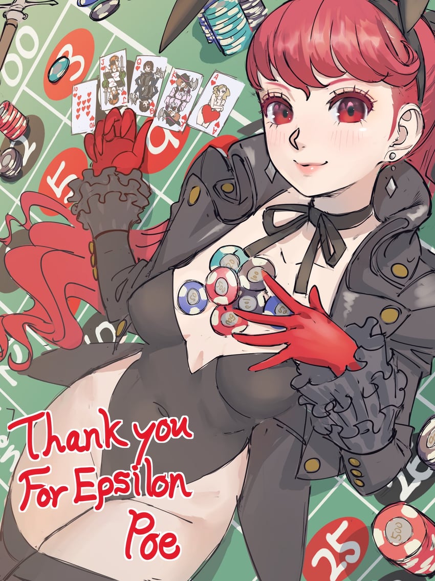 yoshizawa kasumi and violet (persona and 2 more) drawn by poechan_chan