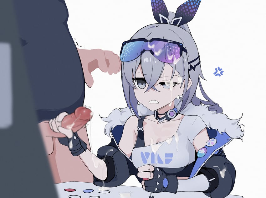 silver wolf (honkai and 1 more) drawn by wang_(waaang39)