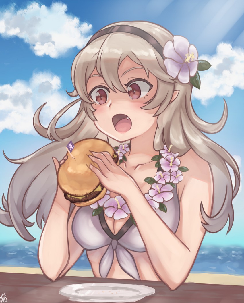 female corrin (fire emblem and 2 more) drawn by pinepizza