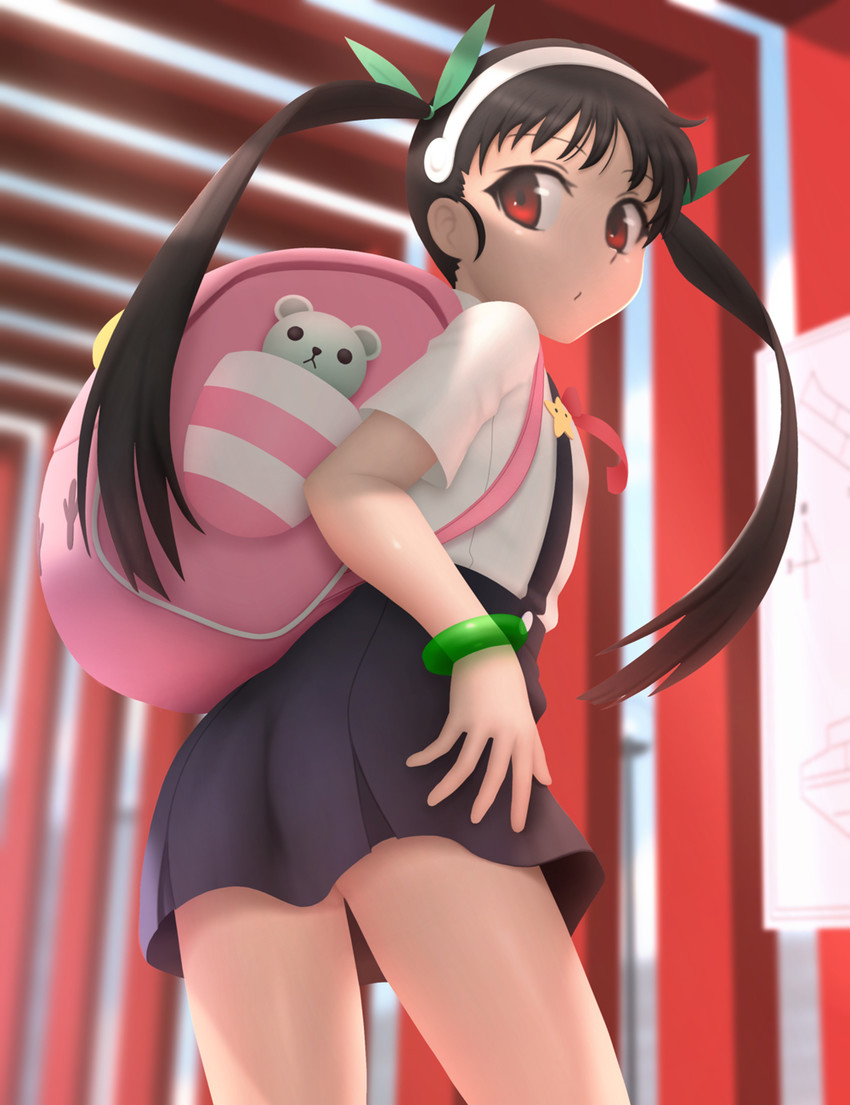 hachikuji mayoi (monogatari and 1 more) drawn by siraha