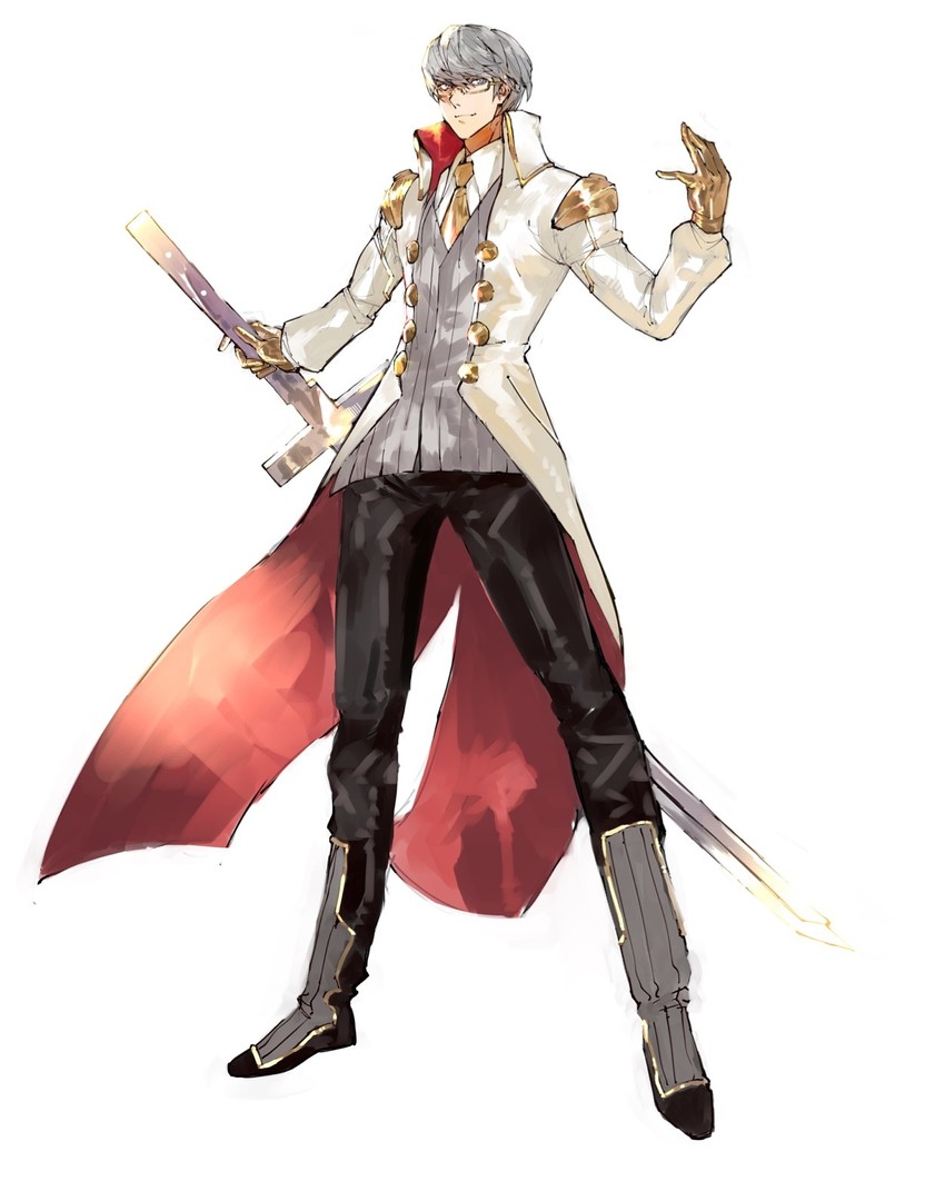 narukami yu and izanagi no okami (persona and 1 more) drawn by yourfreakyneighbourh