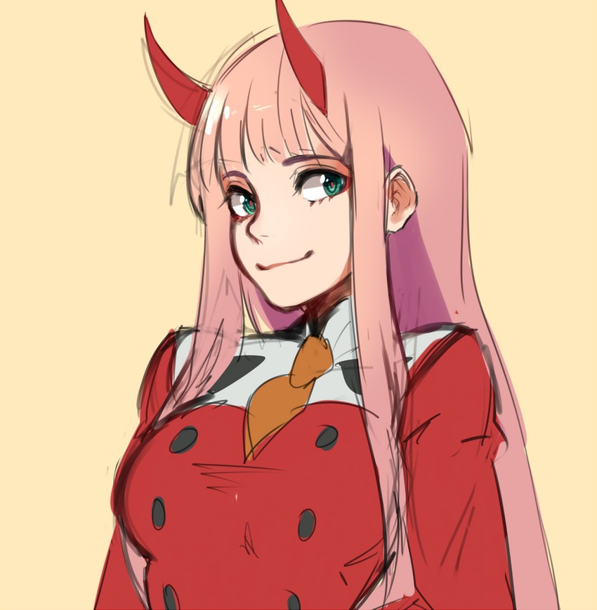 zero two (darling in the franxx) drawn by azuumori