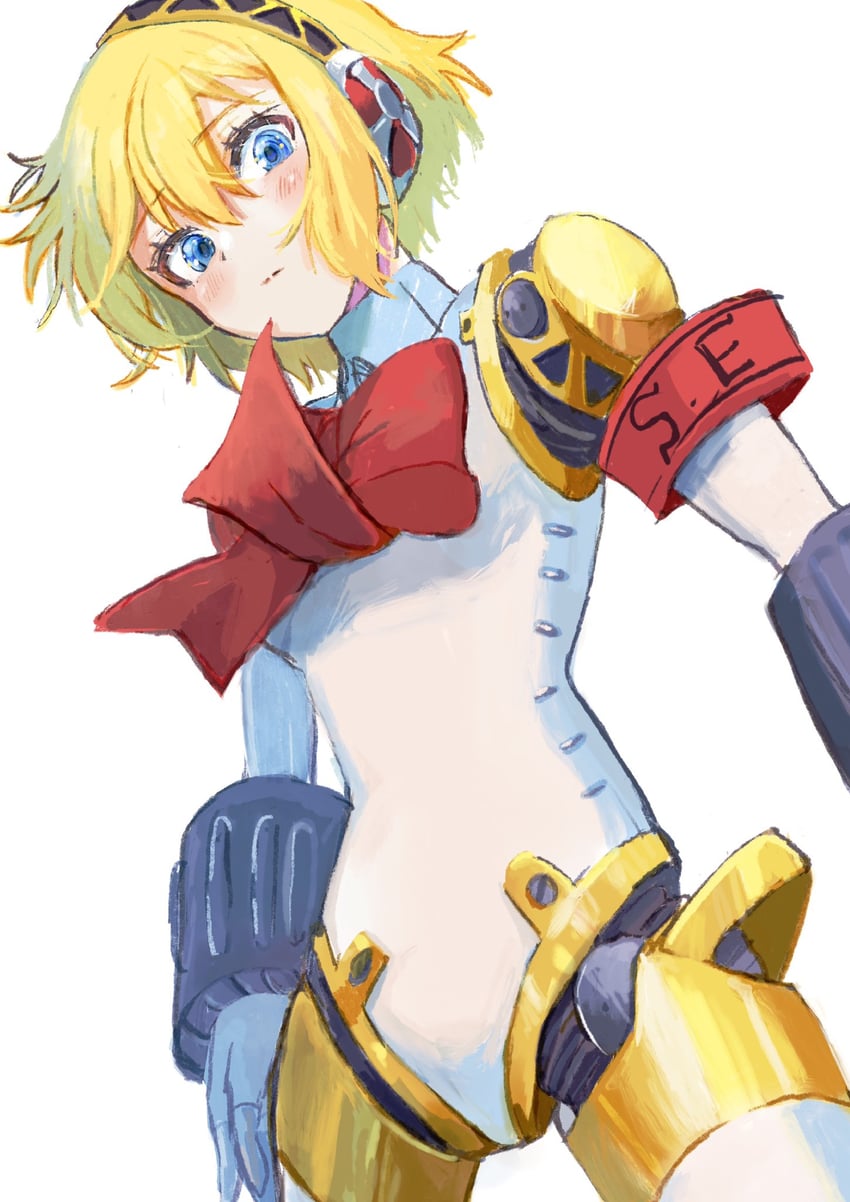 aigis (persona and 1 more) drawn by kanna_nijiniji