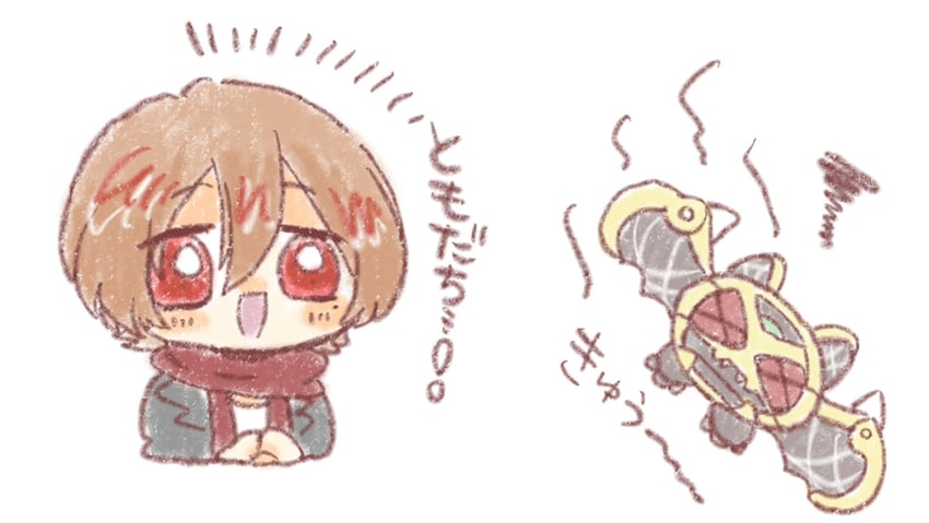 kivat-bat iii and kurenai wataru (kamen rider and 1 more) drawn by kkfri11