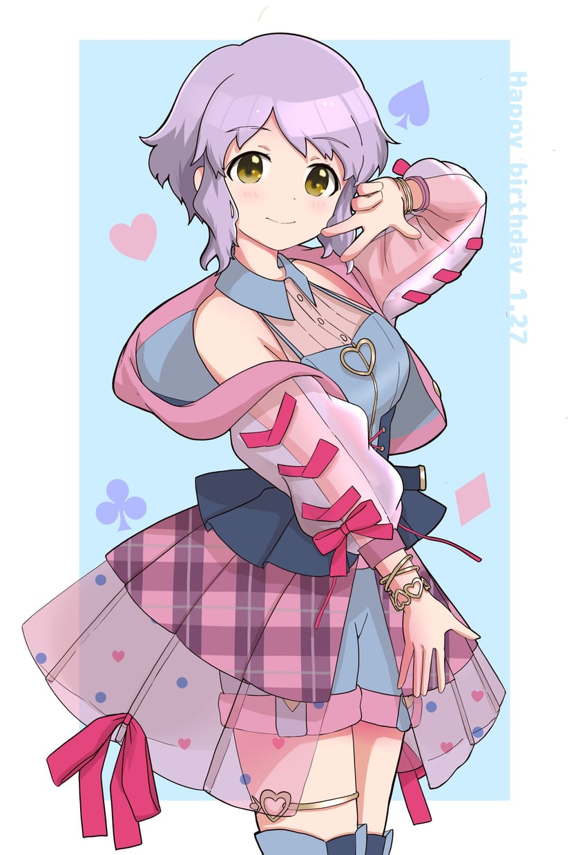 makabe mizuki (idolmaster and 2 more) drawn by yonekura_ryo_(ryokakat0801)