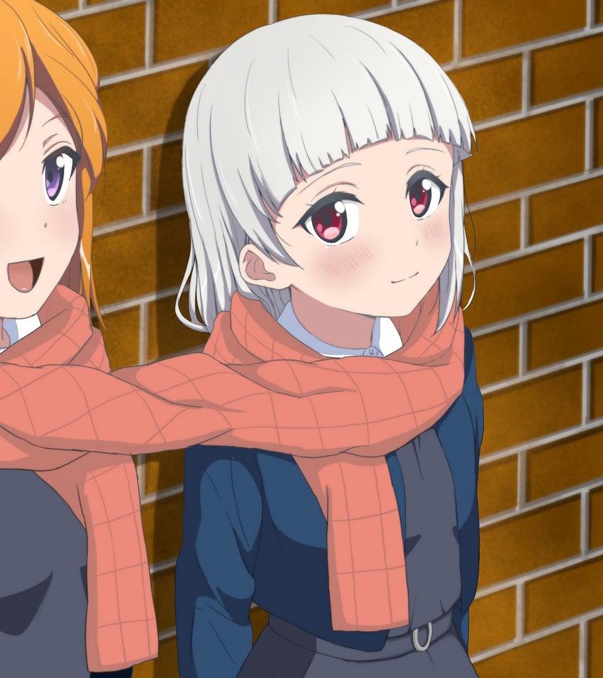 shibuya kanon and arashi chisato (love live! and 1 more) drawn by tottsan