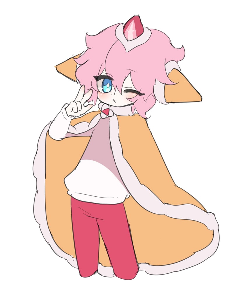 strawberry crepe cookie (cookie run and 1 more) drawn by crk_gyul