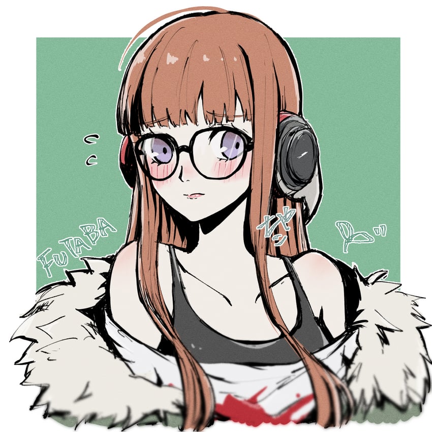 sakura futaba (persona and 1 more) drawn by chako_(p4amg1208)