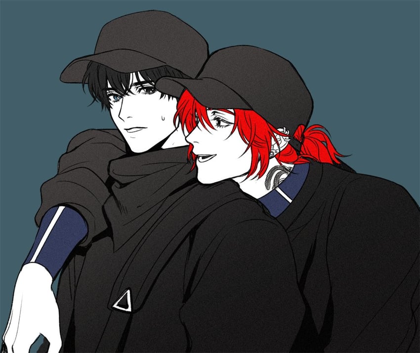 park moo-hyun and kim jaehee (eoduun badaui deungbul-i doeeo) drawn by padakpadak_88