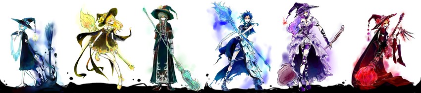 kuroko tetsuya, aomine daiki, kise ryouta, akashi seijuurou, midorima shintarou, and 1 more (kuroko no basuke) drawn by chel