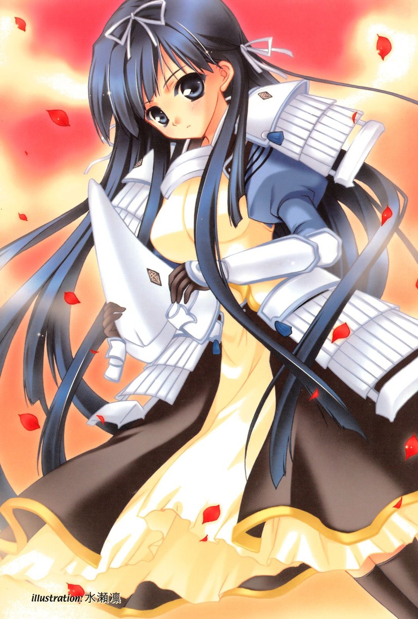 uesugi kenshin (rance and 1 more) drawn by minase_lin
