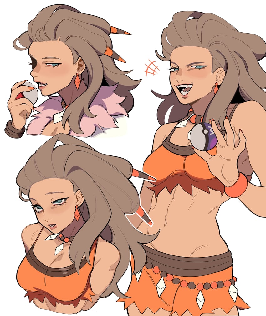 professor sada (pokemon and 1 more) drawn by porqueloin