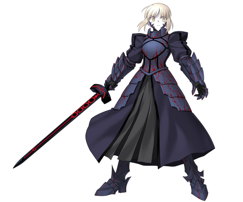 artoria pendragon and saber alter (fate and 1 more) drawn by higurashi_ryuuji