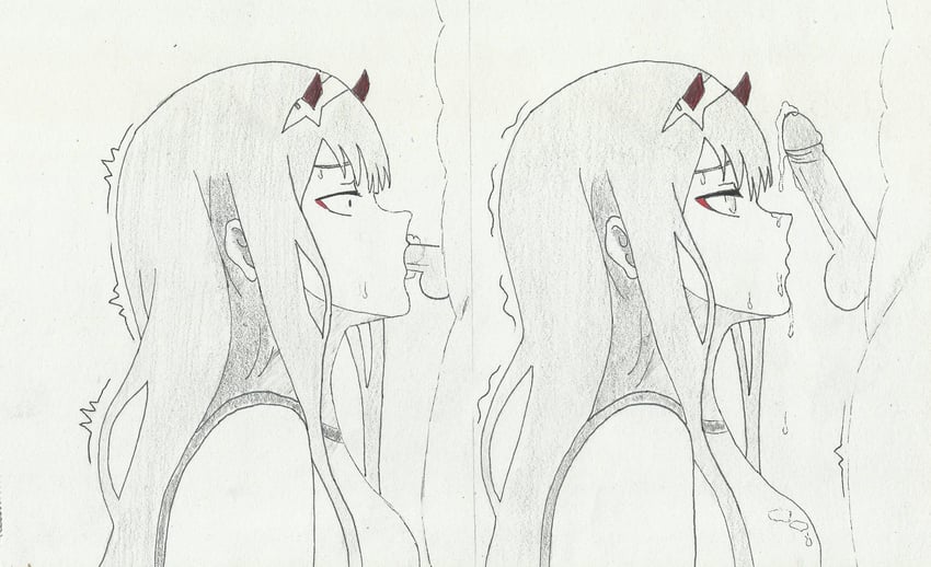 zero two (darling in the franxx) drawn by mudokon_02