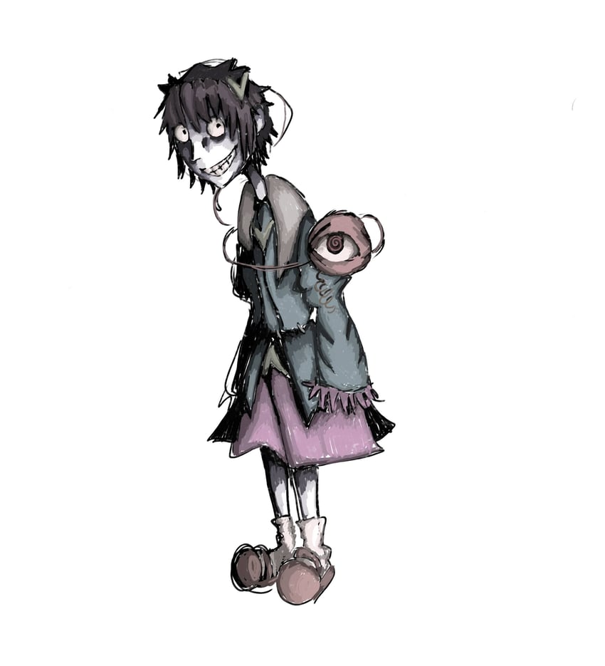 komeiji satori (touhou and 1 more) drawn by devinnnnnn0