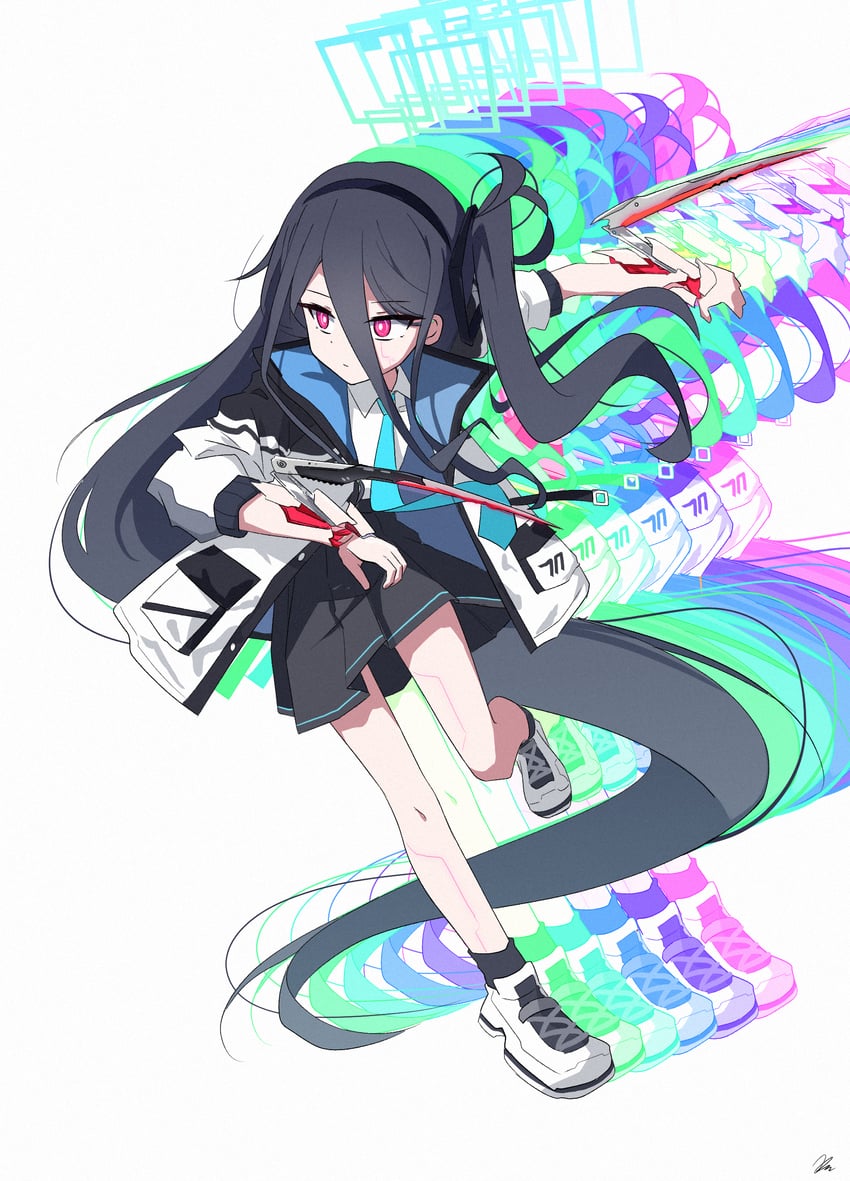 kei (blue archive and 1 more) drawn by kiroshi