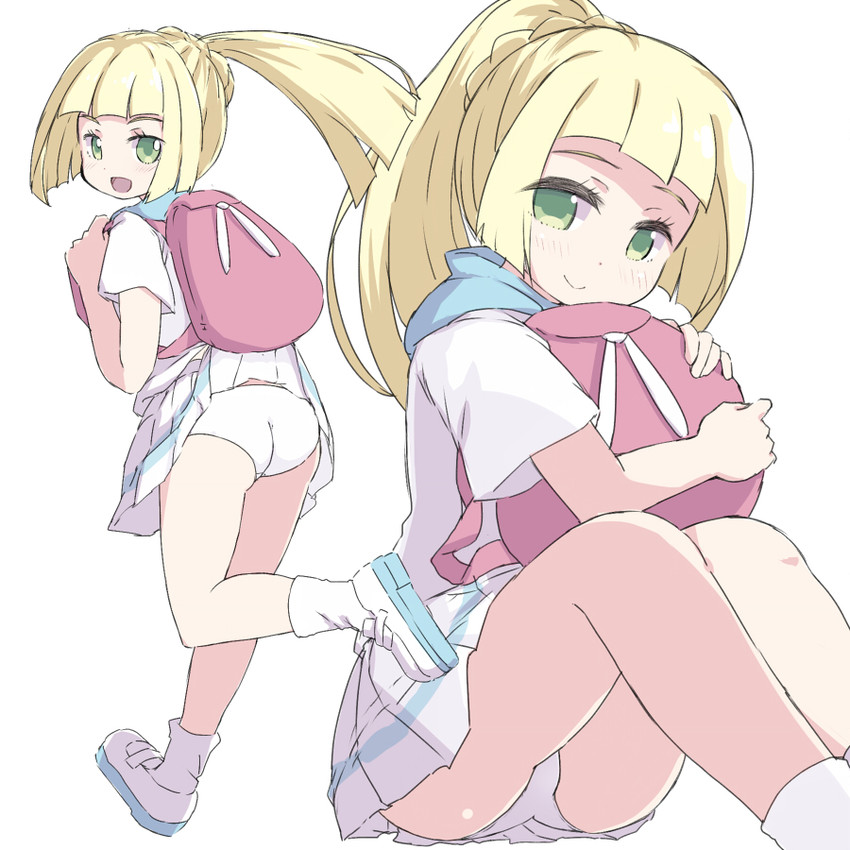 lillie (pokemon and 1 more) drawn by naitou_kouse