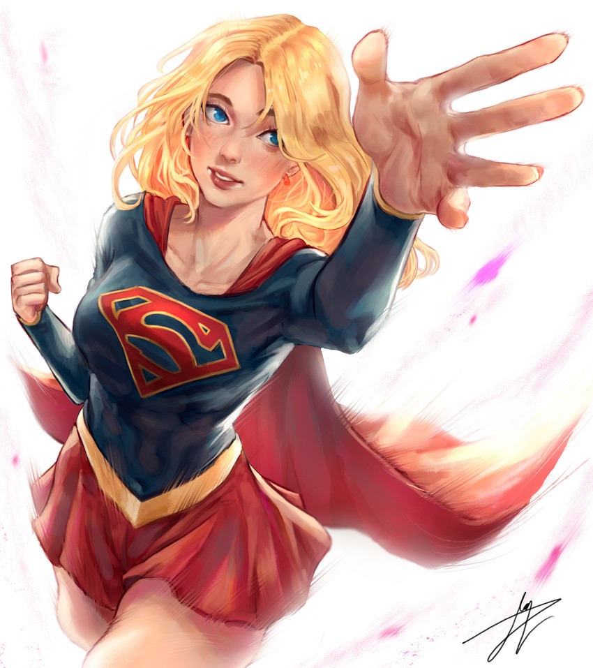 supergirl (dc comics and 1 more) drawn by trung_doan