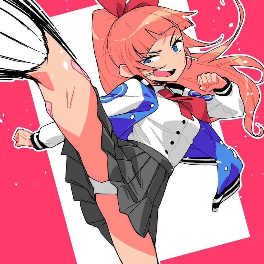 kyoko (kunio-kun series and 1 more) drawn by guriko_(mossari)